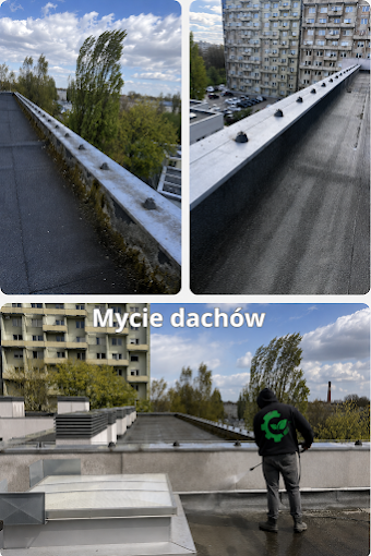 Mycie i czyszczenie płaskiego dachu